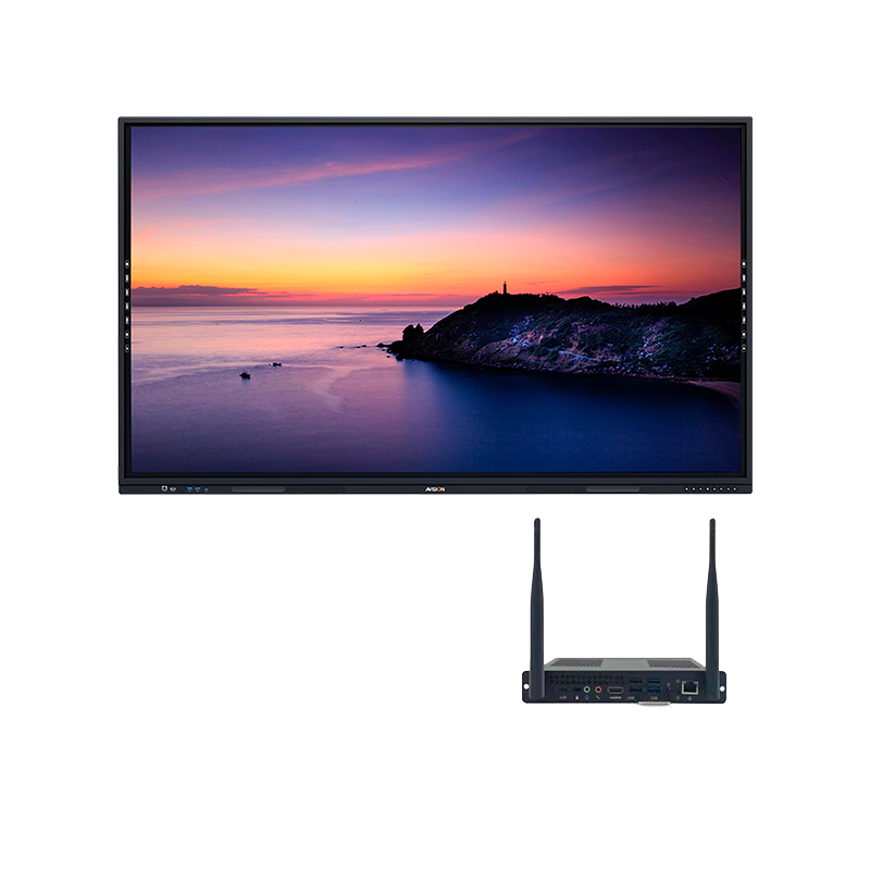 Інтерактивна панель AVISION MT-75, комп. модуль OPS (i5-13Gen/16/256/W11Pro), настінне кріплення